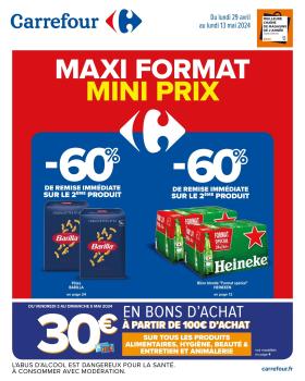 Carrefour Hypermarchés - Maxi format, mini prix