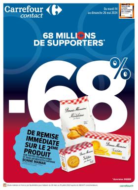 Carrefour Contact - 68 millions de supporters !