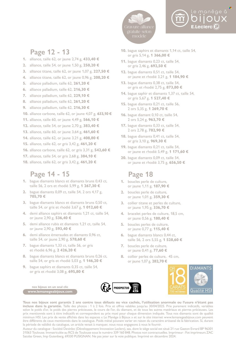 Catalogue E.Leclerc - 14.01.2025 - 31.12.2025. Page 18