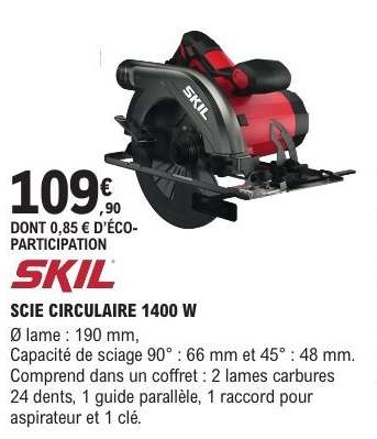SKIL SCIE CIRCULAIRE 1400 W