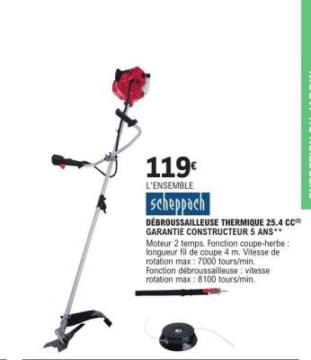 Débroussailleuse Thermique 25.4 CC