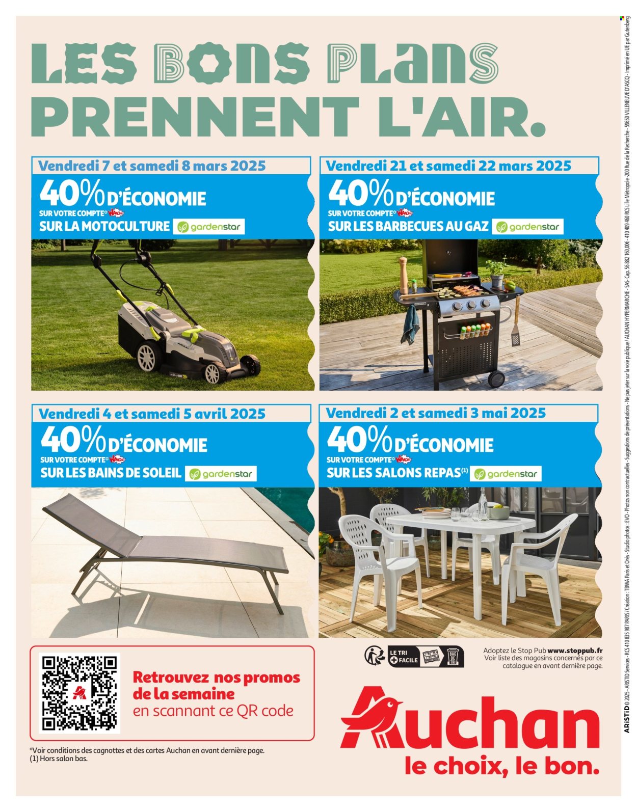 Catalogue Auchan - 04.03.2025 - 15.06.2025. 