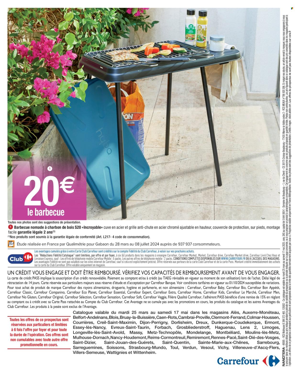 Catalogue Carrefour Hypermarchés - 25.03.2025 - 17.05.2025. 