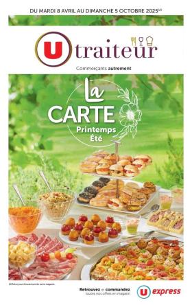 U express - La carte Printemps Été