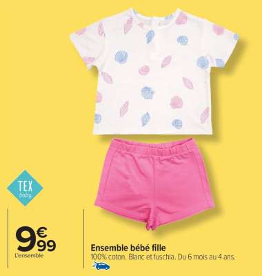 Ensemble bébé fille