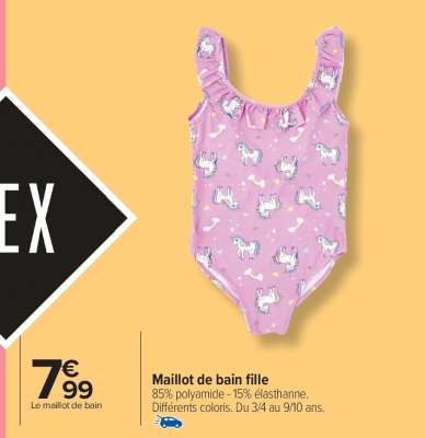 Maillot de bain fille