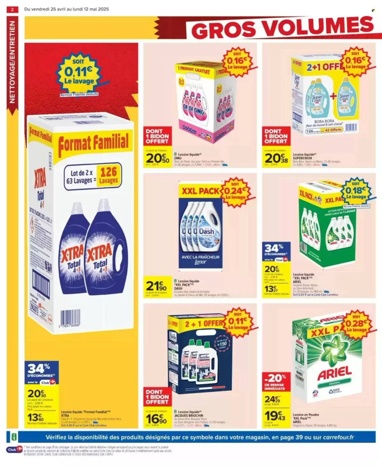 Catalogue Carrefour Hypermarchés - 25.04.2025 - 12.05.2025. 