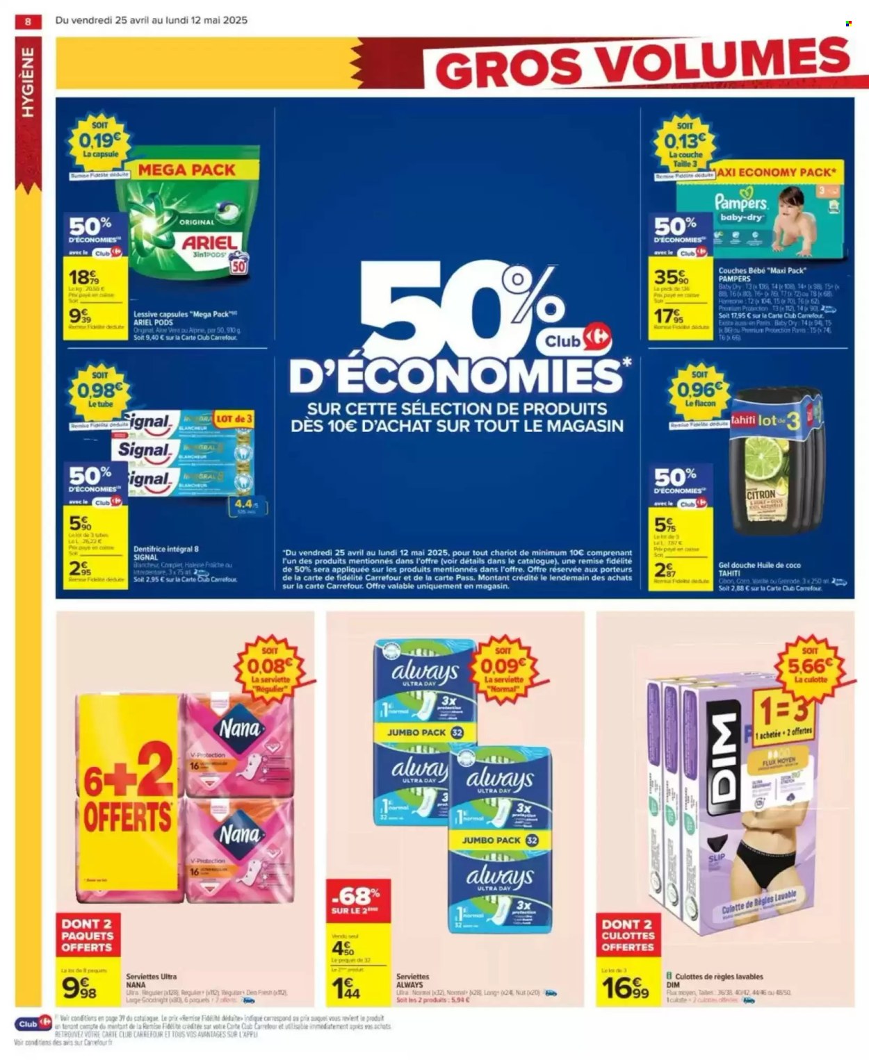 Catalogue Carrefour Hypermarchés - 25.04.2025 - 12.05.2025. 