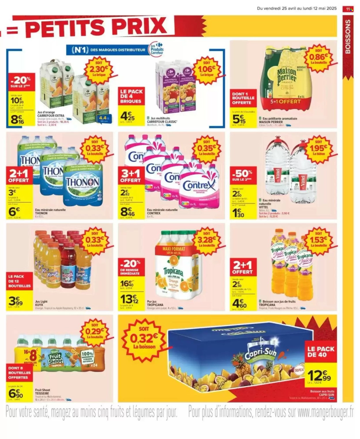 Catalogue Carrefour Hypermarchés - 25.04.2025 - 12.05.2025. 