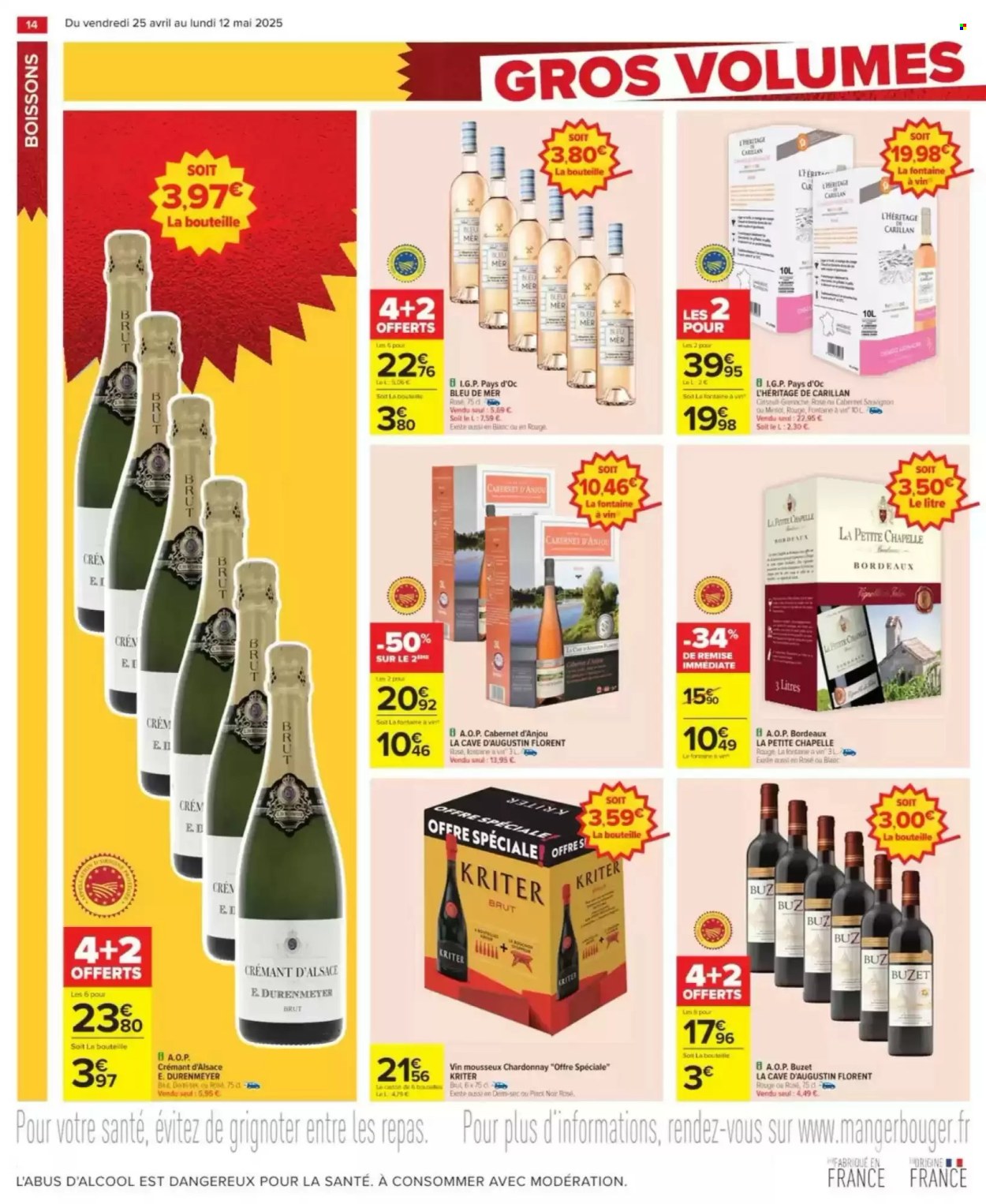 Catalogue Carrefour Hypermarchés - 25.04.2025 - 12.05.2025. 