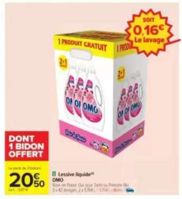 LESSIVE LIQUIDE “OMO”