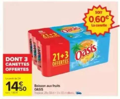 BOISSON AUX FRUITS 'OASIS'