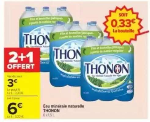 Eau Minérale Naturelle Thonon