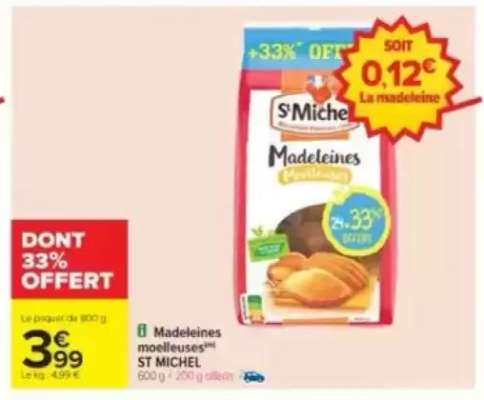 Madeleines moelleuses
