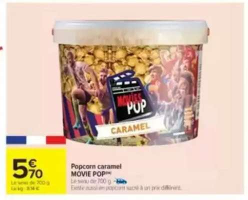 Popcorn caramel
