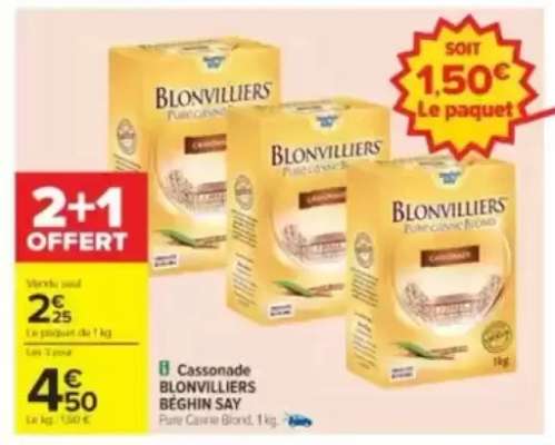 Cassonade Blonvilliers Beghin Say