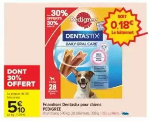Friandises Dentastix pour chiens PEDIGREE