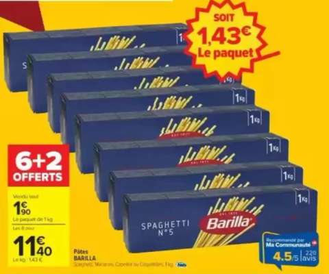 PÂTES "BARILLA"