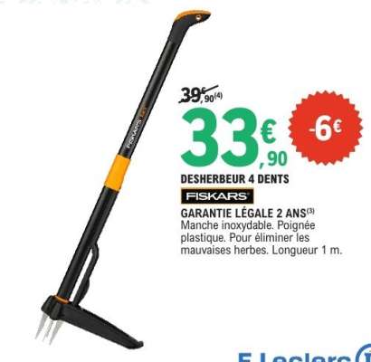 DESHERBEUR 4 DENTS