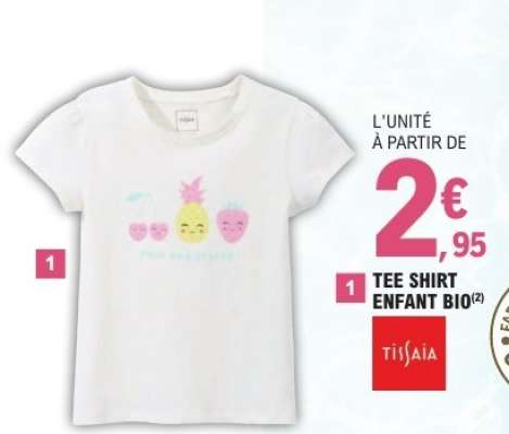 TEE SHIRT ENFANT BIO