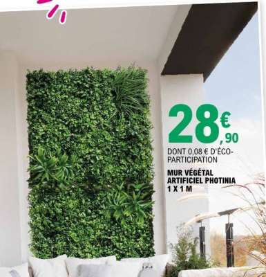 Mur Végétal Artificiel Photinia