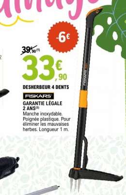 DESHERBEUR 4 DENTS