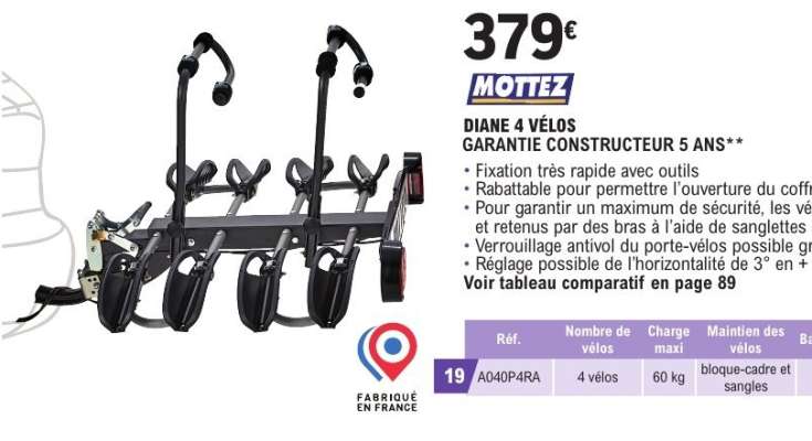 DIANE 4 VÉLOS