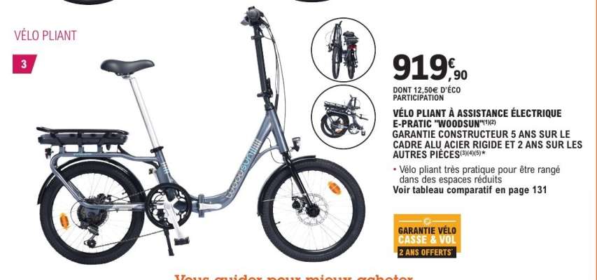 VÉLO PLIANT