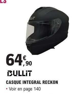 BULLIT CASQUE INTEGRAL RECKON