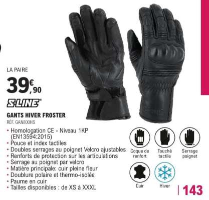GANTS HIVER FROSTER