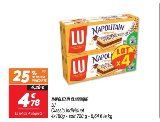 Napolitain Classique LU