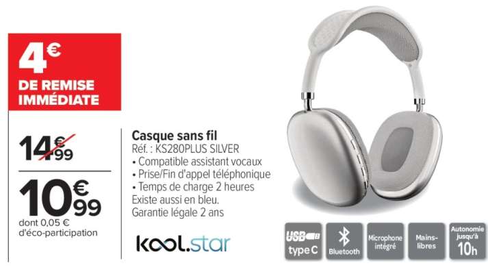 Casque sans fil