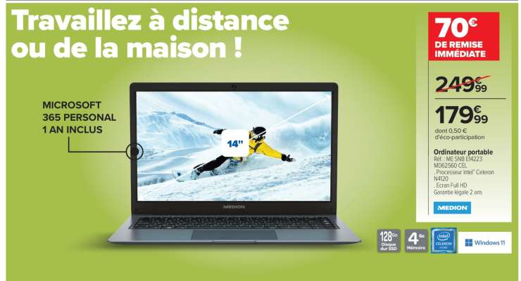 Ordinateur portable MEDION