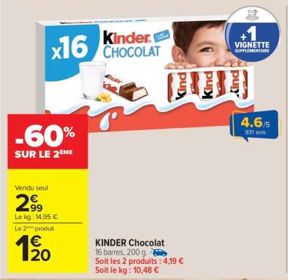 KINDER Chocolat
