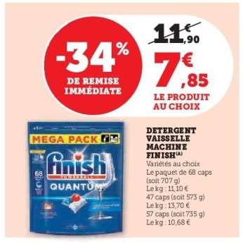 Detergent Vaisselle Machine Finish