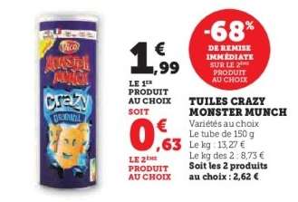 Tuiles Crazy Monster Munch