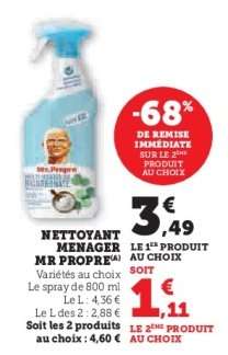 NETTOYANT MÉNAGER "MR PROPRE"