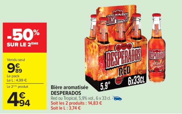 Bière Aromatisée Desperados*