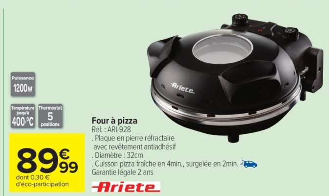 Four à pizza