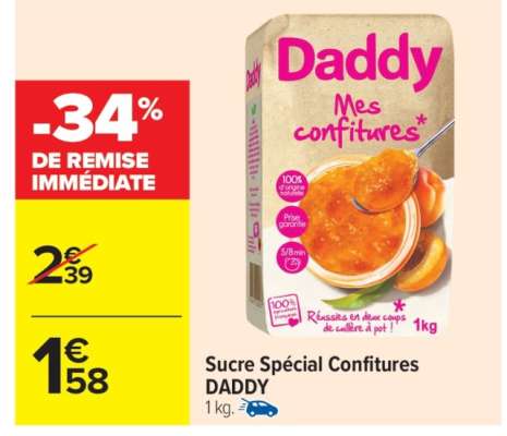 Sucre Spécial Confitures DADDY