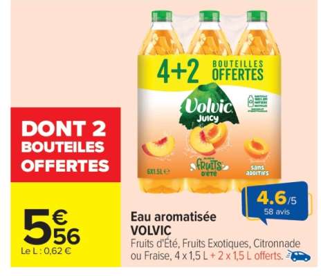 Eau Aromatisée Volvic
