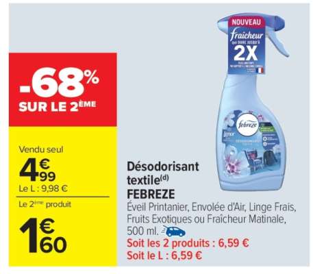 DESODORISANT TEXTILE FEBREZE