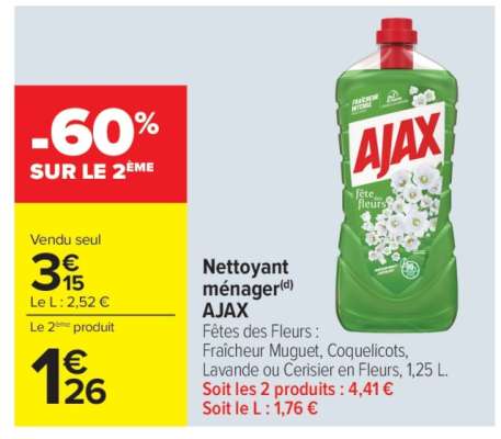 NETTOYANT MENAGER AJAX