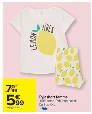 Pyjashort Femme