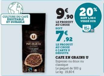 Café en grains U