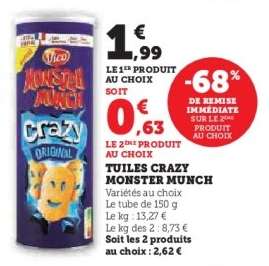 Tuiles Crazy Monster Munch
