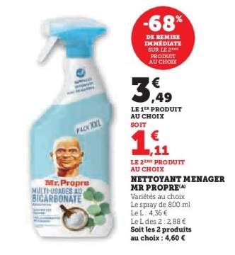NETTOYANT MÉNAGER "MR PROPRE"