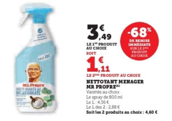 NETTOYANT MÉNAGER "MR PROPRE"