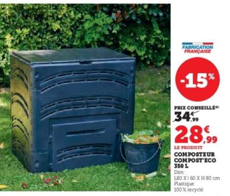 Composteur Compost'Eco 350 L