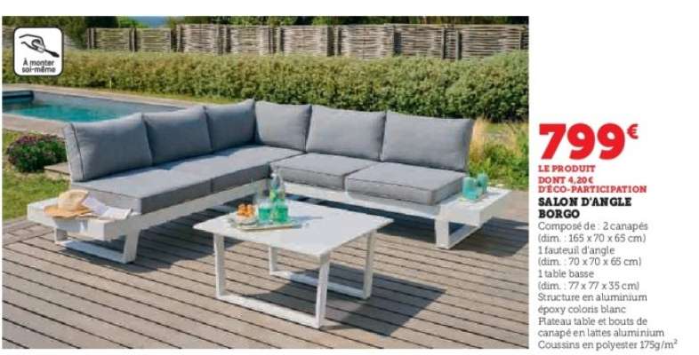 Salon d'angle Borgo